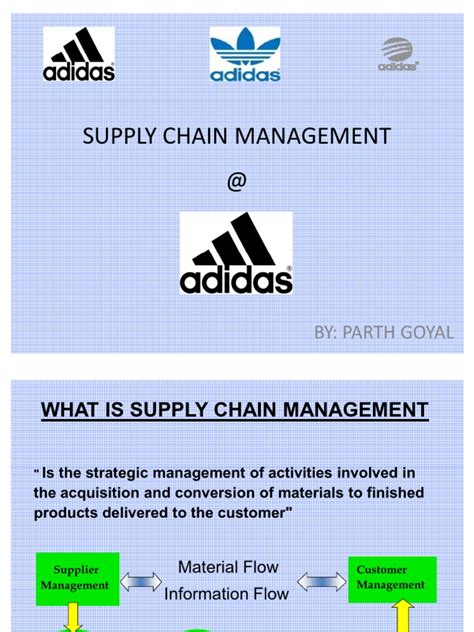 adidas supply chain relationship